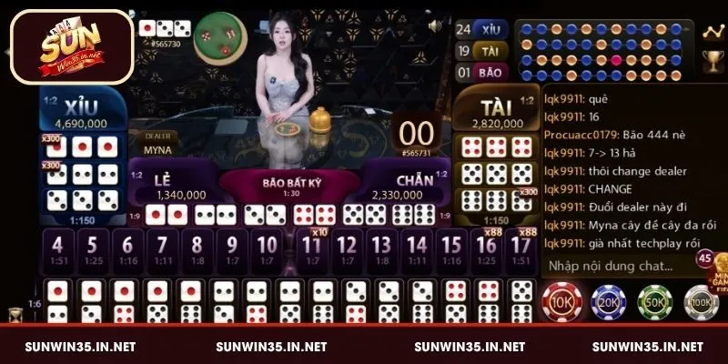 Hướng dẫn chơi Sicbo tại Sunwin