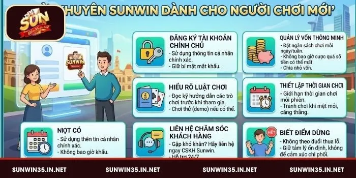 Lời khuyên hữu ích dành cho người chơi Sunwin